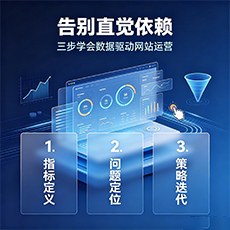 韶关建站-告别直觉依赖：三步学会数据驱动网站运营