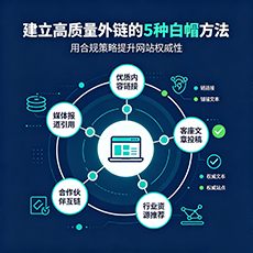 韶关建站-建立高质量外链的5种白帽方法